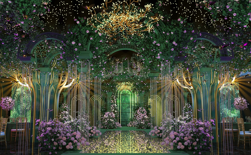 凉山奇妙森林婚礼堂效果展示